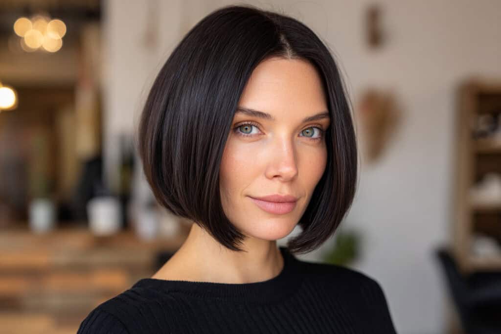 15 angesagte Schwarze Haare Bob Styles, die du kennen musst