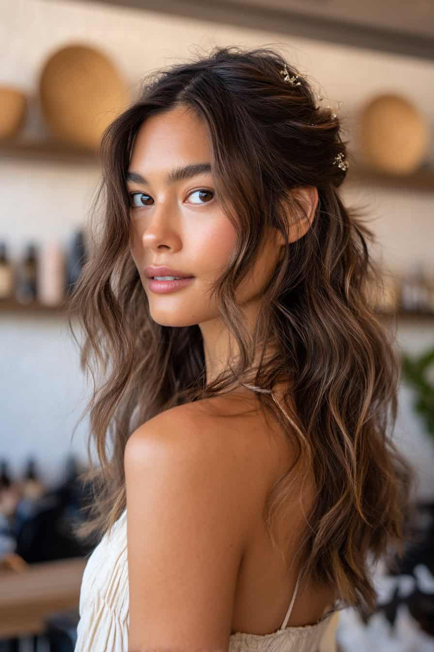 Boho Frisuren Mittellanges Haar
