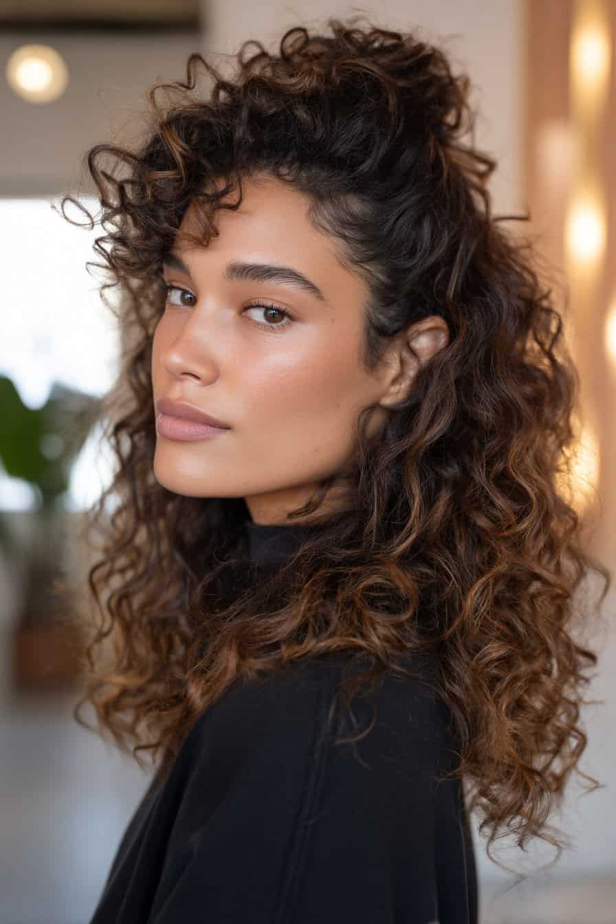 Locken Style 13 kreative Frisuren-Ideen für mittellanges Haar mit Locken, die deinen ...