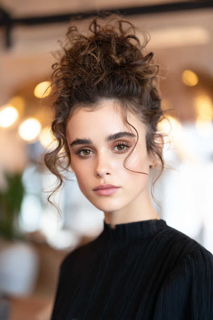 Locken Style 13 kreative Frisuren-Ideen für mittellanges Haar mit Locken, die deinen ...