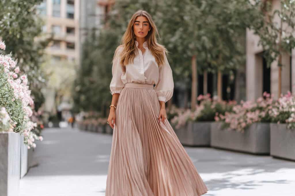 11 frische Looks mit Rock für den Frühling, die sofort gute Laune machen