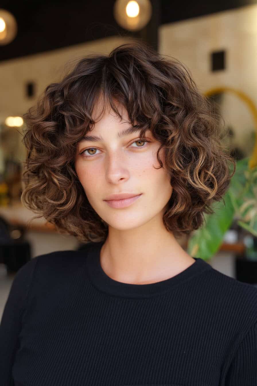 Locken Style 13 kreative Frisuren-Ideen für mittellanges Haar mit Locken, die deinen ...