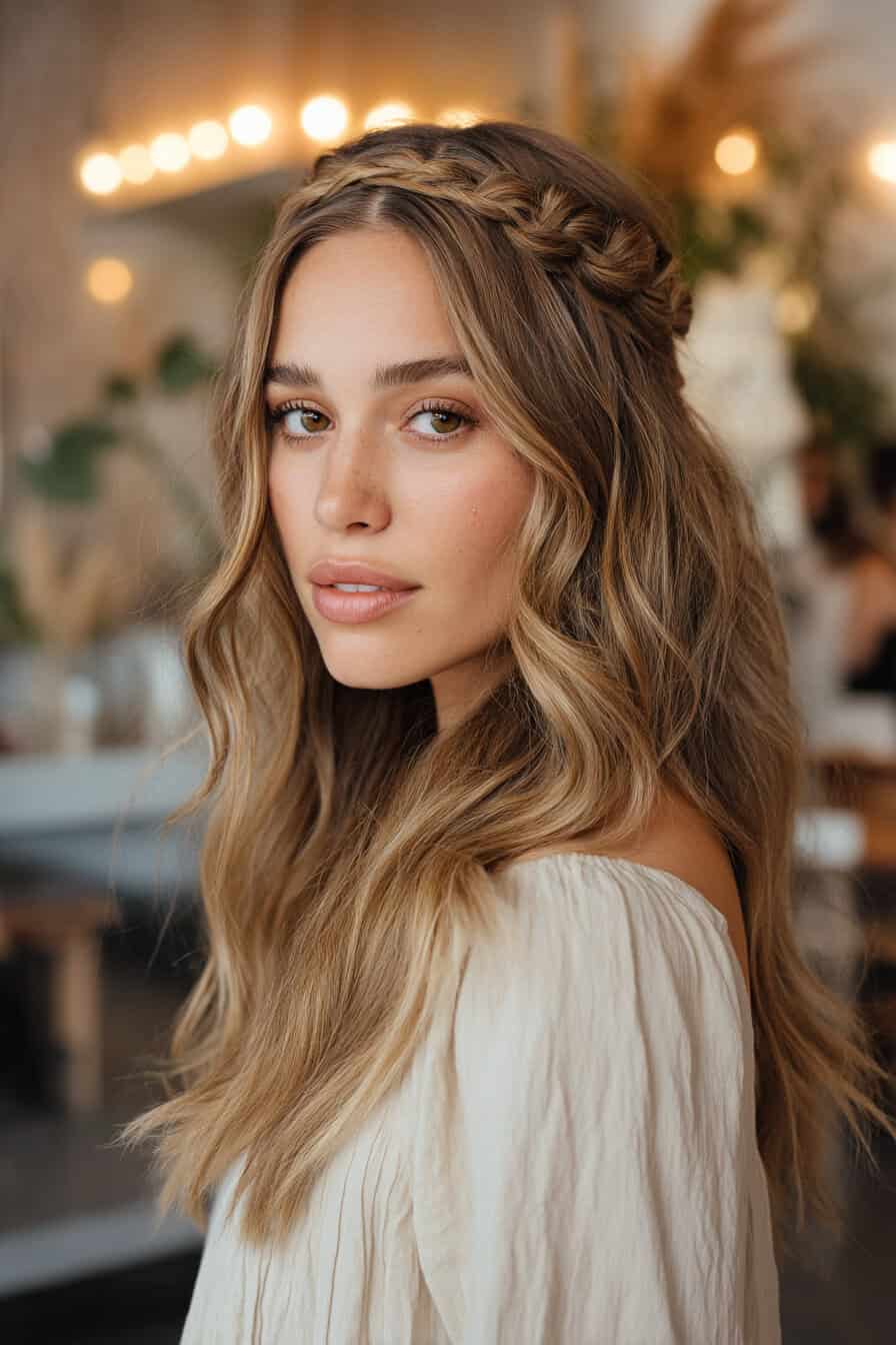 Boho Frisuren Mittellanges Haar