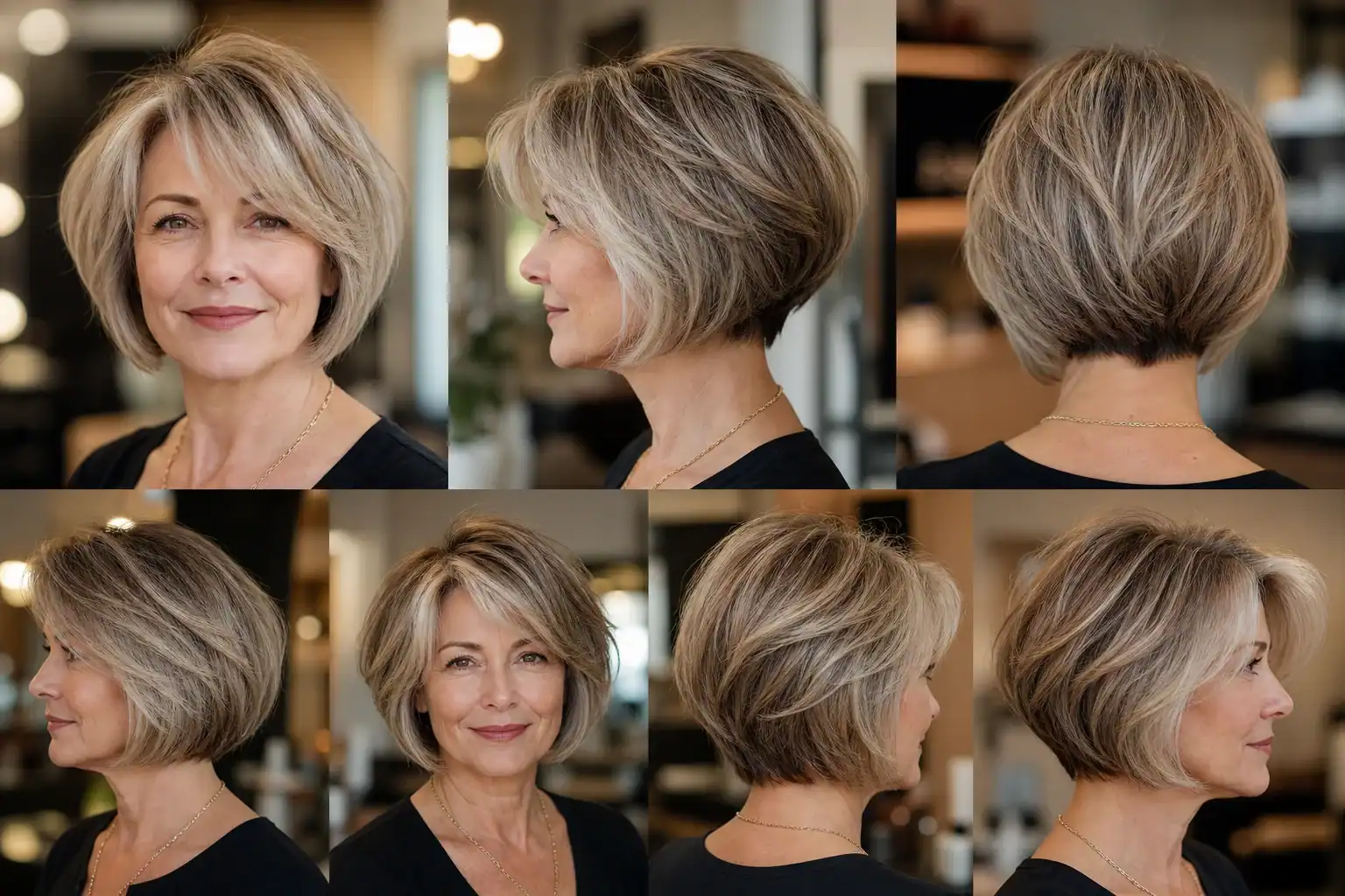 15 Bob-Ideen, die feinem Haar ab 50 frischen Schwung verleihen