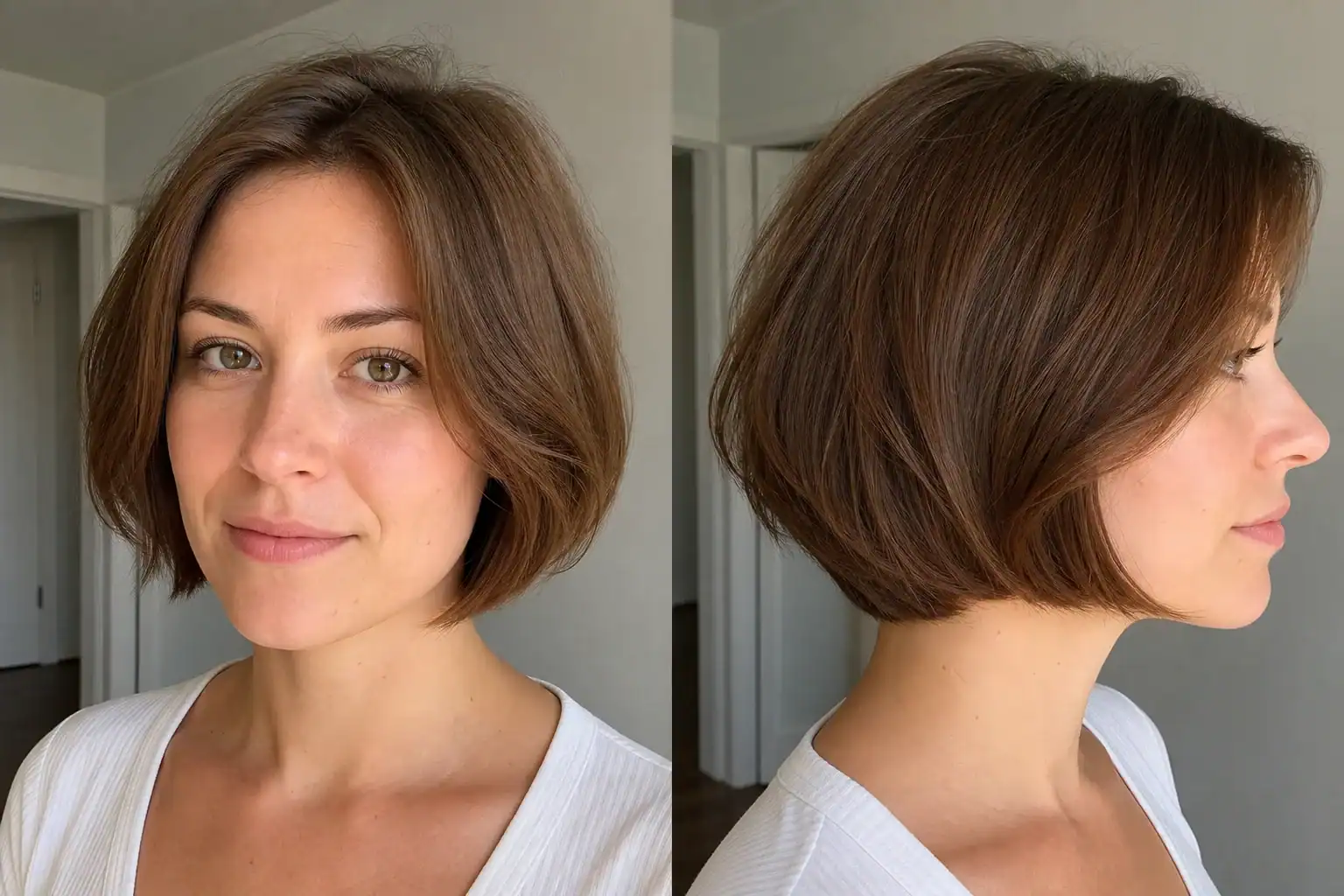 14 Ideen für kurze braune Bob-Frisuren, die Stil und Frische ausstrahlen