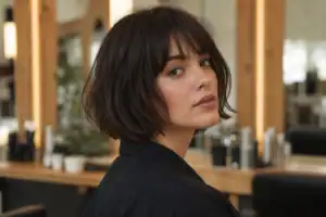 15 Bob-Ideen mit Pony, die deinem Look sofort mehr Stil verleihen