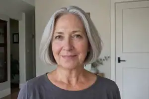 17 Bob-Frisuren ab 60 ohne Pony für klare Linien, mehr Volumen und leichte Pflege