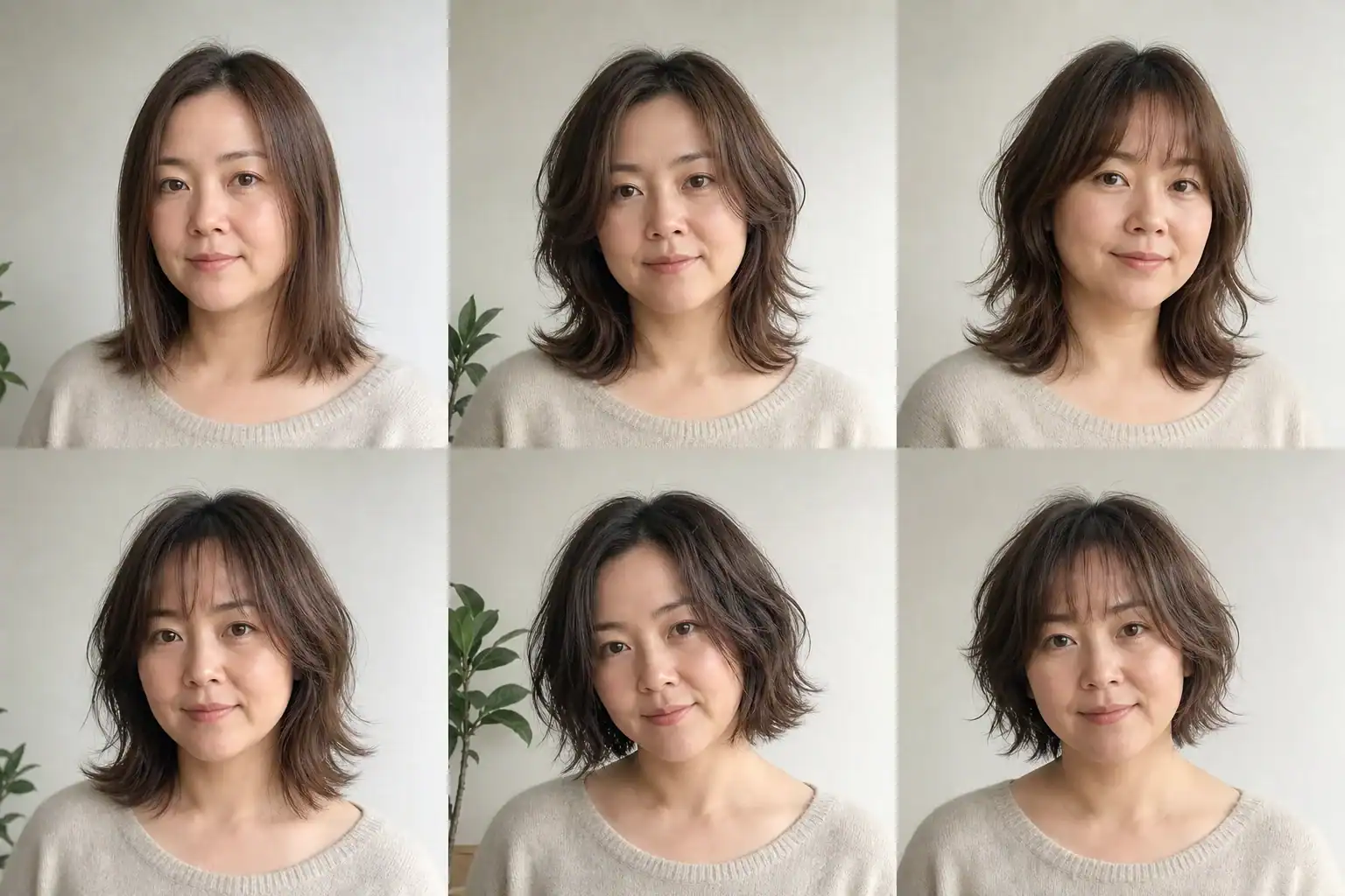 13 Frisuren für mittellanges Haar bei rundem Gesicht und dünnem Haar mit mehr Volumen