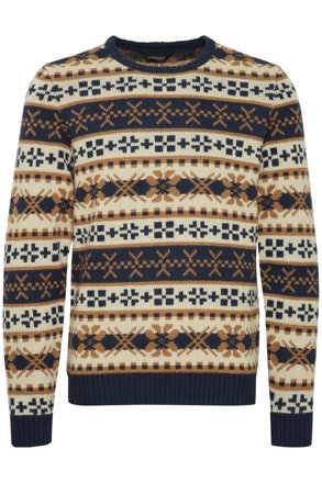 11 Project Norwegerpullover, creme-navy