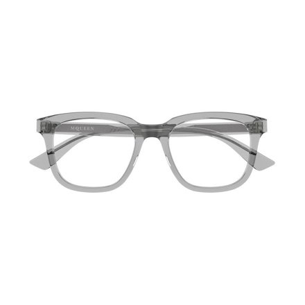 Eckform in transparentem Rauchgrau · Alexander McQueen