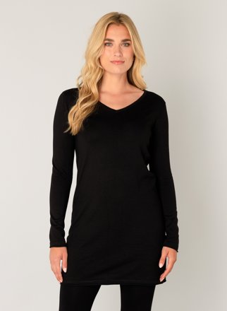 Base Level Longpullover Yola, schwarz