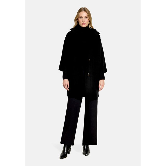 Betty Barclay Wolljacke mit Kragen, schwarz