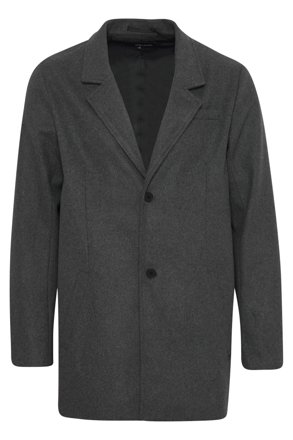 Blend Wollmantel Wally mit Revers, anthrazit