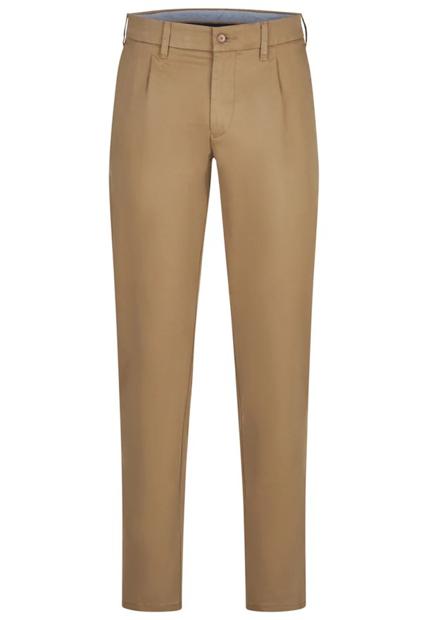 Brühl Chinohose mit Bundfalten, sand