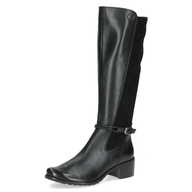 Caprice Stiefel mit Blockabsatz, schwarz