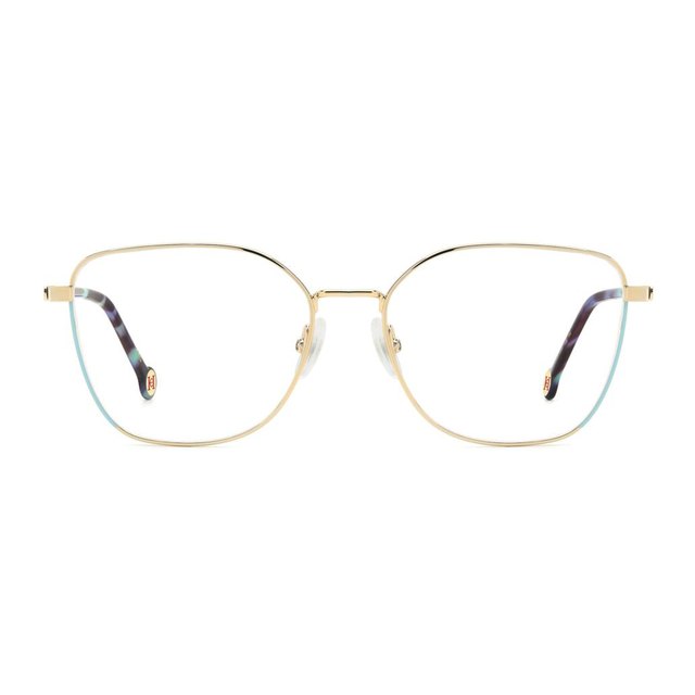 Metallfassung in Gold und Blau · Carolina Herrera