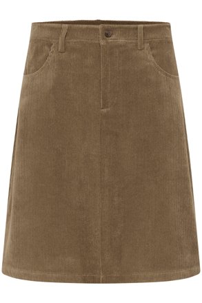 Cream Cordrock CRCory in A-Linie, camel