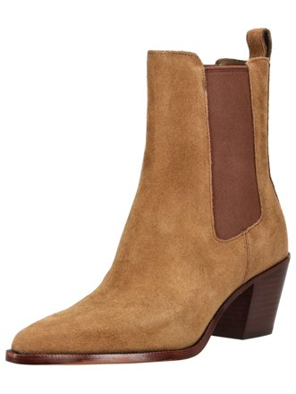 Dolce Vita Stiefelette aus Veloursleder, cognac
