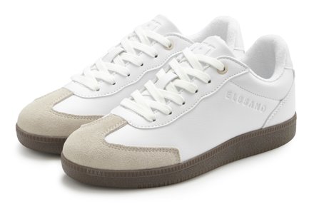 Elbsand Retro-Sneaker, weiß