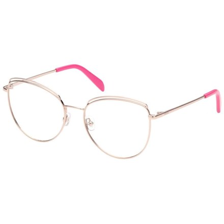 Halbrandfassung in Roségold mit Pink · Emilio Pucci