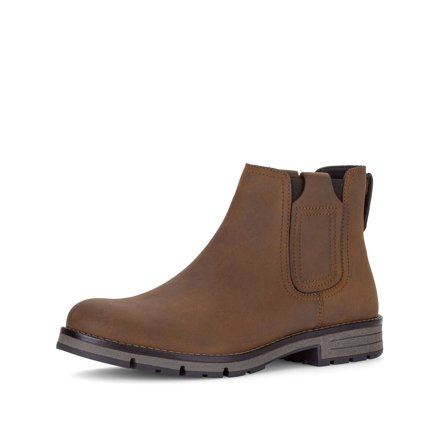 Gabor Chelsea-Boots aus Glattleder, cognac