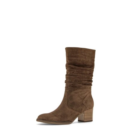 Gabor Stiefel aus Veloursleder, taupe