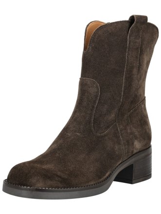 Gabor Stiefelette aus Veloursleder, dunkelbraun