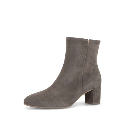 Gabor Stiefelette mit Blockabsatz, grau