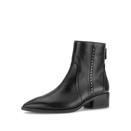Gabor Stiefelette mit Blockabsatz, schwarz