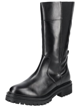Geox Langschaftstiefel aus Leder, schwarz
