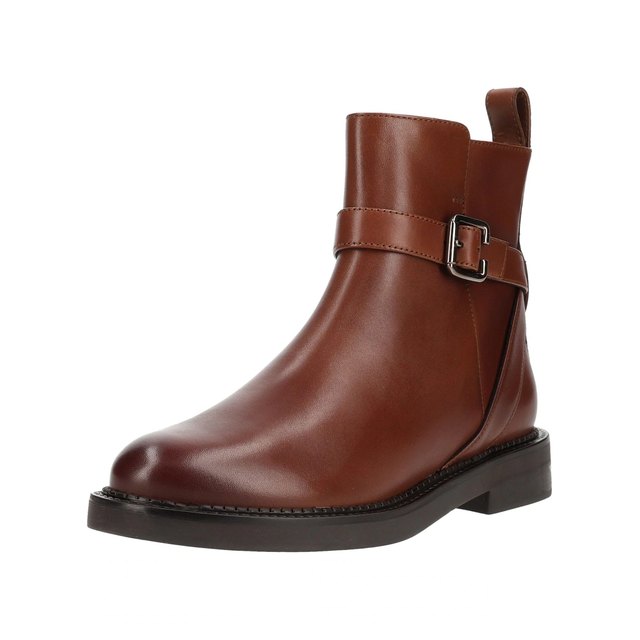 Geox Stiefelette mit Schnalle, dunkelbraun