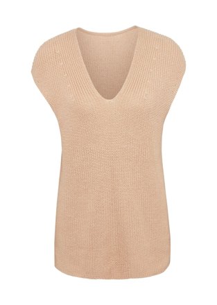 Goldner Pullunder, apricot