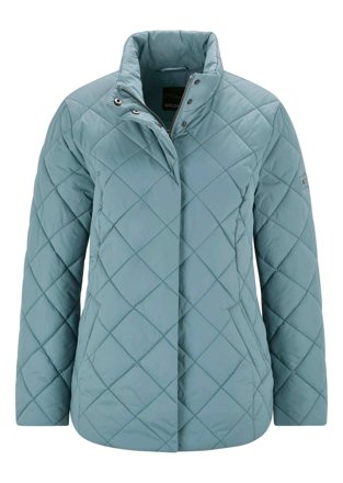 Goldner Steppjacke, rauchblau