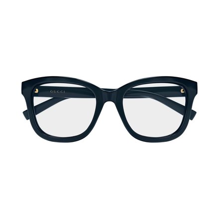 Tintenblaue Fassung mit breitem Oberrand · Gucci