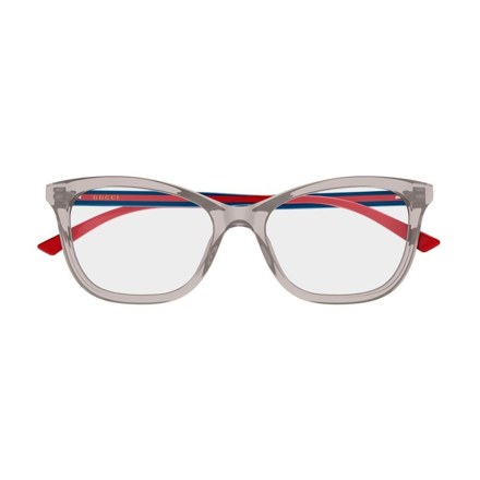 Katzenaugenform in Rauchgrau mit Rot · Gucci