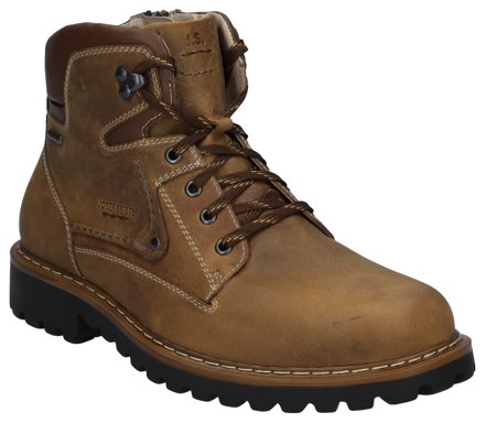 Josef Seibel Schnürboots aus Nubuk, braun