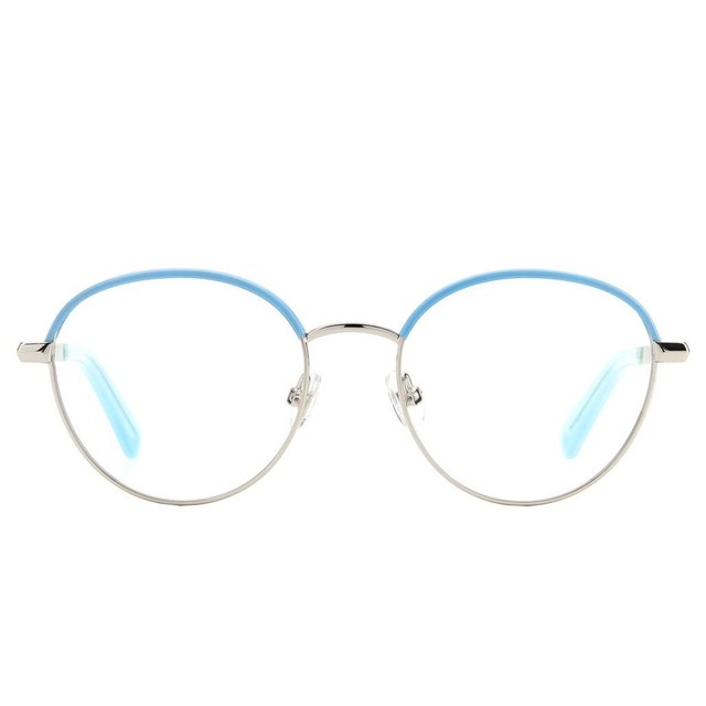 Metallfassung in Silber und Hellblau · Kate Spade