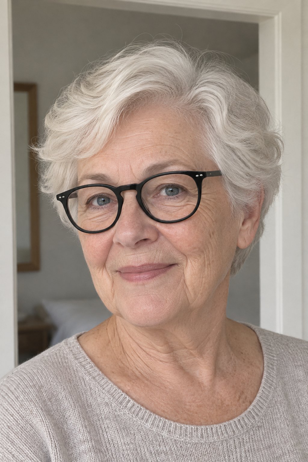 Frau mit Brille: Kurze Wellen aus dem abendlichen Wet-Set