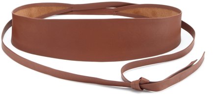 LASCANA Bindegürtel aus Leder, camel