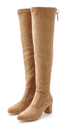 Lascana Slouchy Overknee-Stiefel, camel