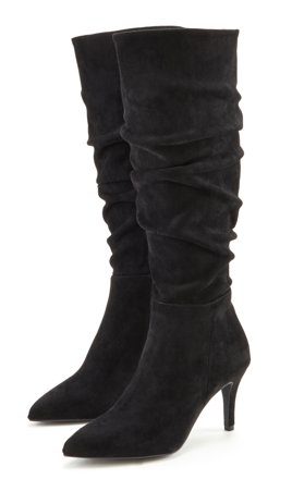 Lascana Slouchy Stiefel, schwarz