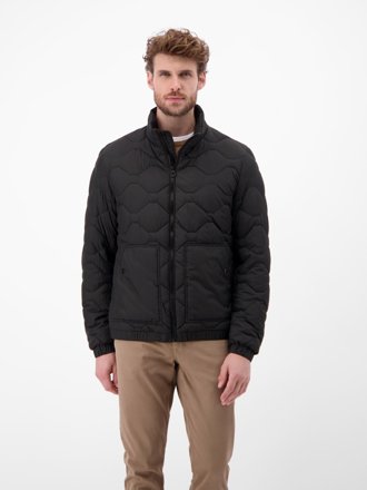 LERROS Steppjacke schmal gesteppt, schwarz