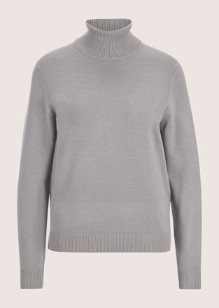 MADELEINE Strickpullover, hellgrau