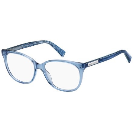 Dunkelblaue Fassung mit hellem Bügel · Marc Jacobs