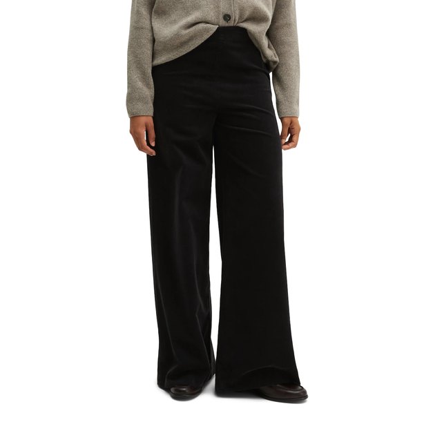 Marc O'Polo Samthose MARGO WIDE, schwarz