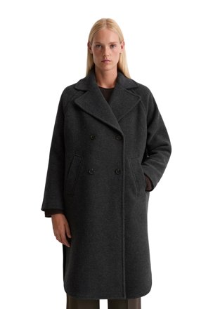 Marc O'Polo Mantel aus Wollmischung, anthrazit