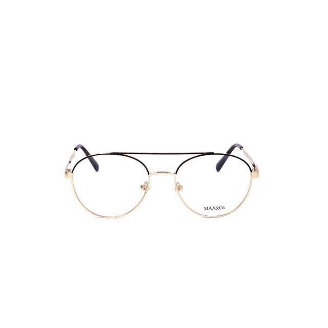 Runde Metallfassung in Gold · Max&co.