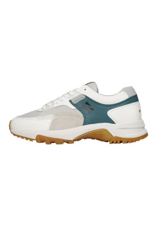 N91 Ledersneaker Style Choice, grau-weiß
