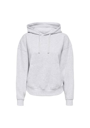 Only Hoodie, hellgrau melange