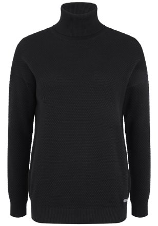 Oxmo Rollkragenpullover OSSina, schwarz
